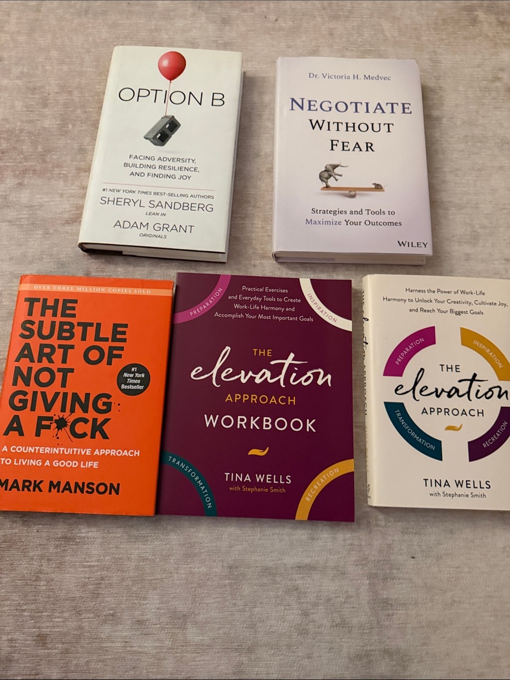 Self Help Career Books Bundle 5 Books